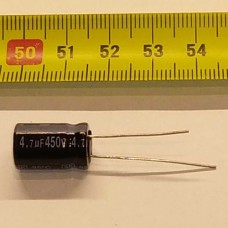 Конденсатор электролитический 4,7мкФ 450В